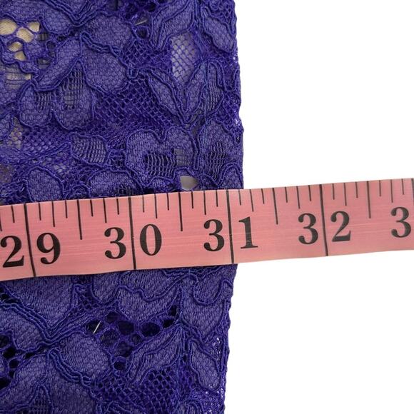 Shoshanna Purple Lace Sleeveless Dress - Picture 10 of 10